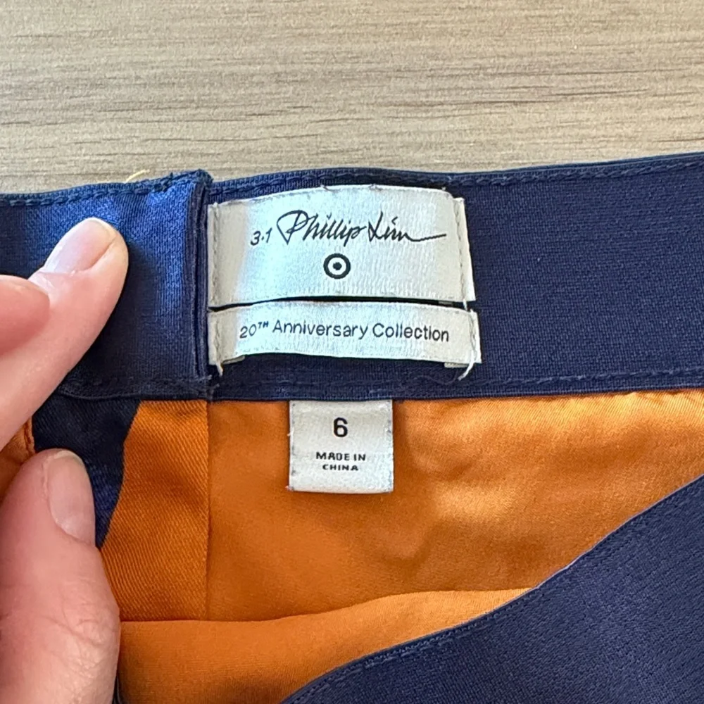 3.1 Phillip Lim Target 20th Anniversary Orange‎ Navy Leopard Print Mini Skirt 6